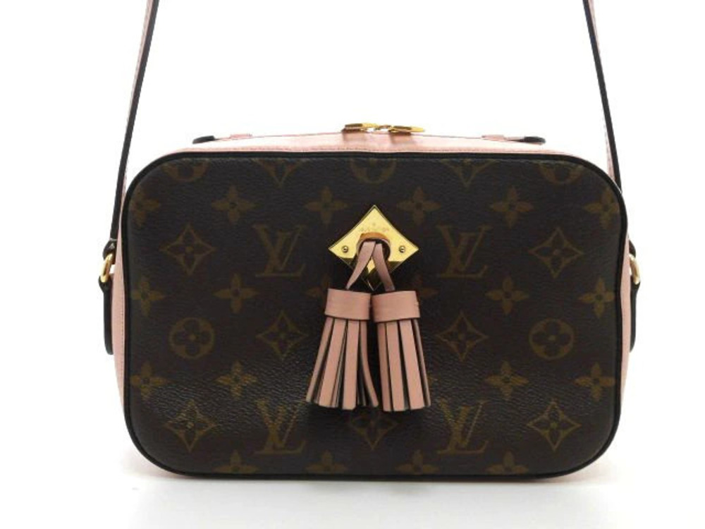 LOUIS VUITTON Saintonge Crossbody Bag Monogram Rose Pink Poudre